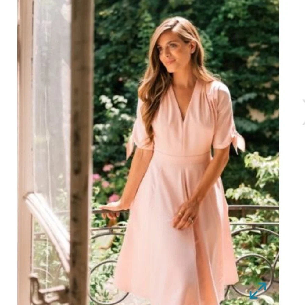NWT Gal Meets Glam Debbie Buttery Satin $168 Dress - Picture 3 of 15